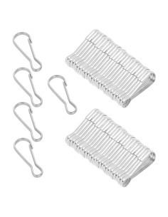 50 Ganchos de Resorte Acero Inoxidable Wayilea 25mm