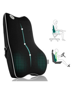 Cojín de Soporte Lumbar Newgam Espuma Viscoelástica 45x40cm