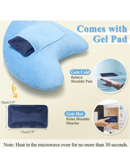 Almohada de recuperación para hombro AOSSA LMH100 azul