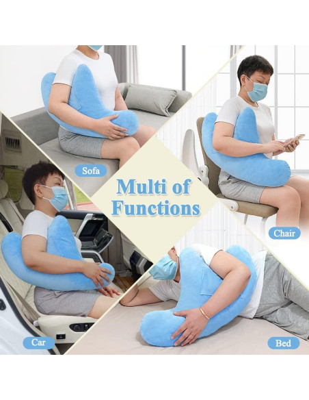 Almohada de recuperación para hombro AOSSA LMH100 azul