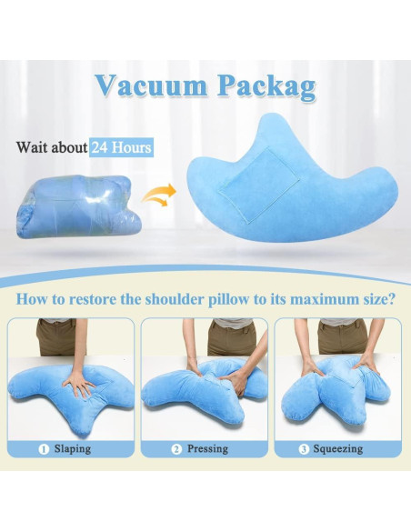 Almohada de recuperación para hombro AOSSA LMH100 azul