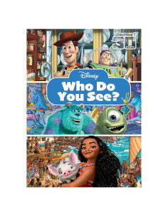 Disney - Toy Story, Moana, Monsters Inc., and More! - Who Do You See? Look and Find Activity Book - PI Kids