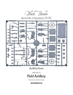 Miniaturas de Artillería de Campo Warlord 1:56 Pintables 28mm 2