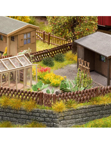 Kit 126 Piezas Grama Estática Rizada Warmtree para Dioramas