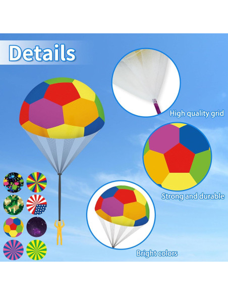 Juguete de Paracaídas Ynybusi - Paquete de 10 Unidades Juguete de Paracaídas Ynybusi - Paquete de 10 Unidades