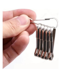 20 Ganchos de Clip de Acero Inoxidable 304 29mm para Lanyard 2