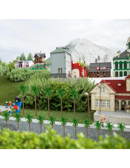 12 Mini Árboles de Palma de Coco BLLREMIPSUR para Diorama