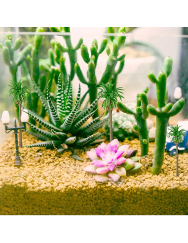 12 Mini Árboles de Palma de Coco BLLREMIPSUR para Diorama