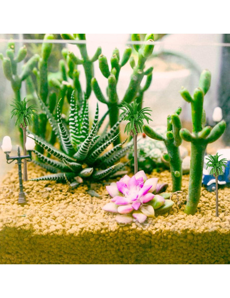 12 Mini Árboles de Palma de Coco BLLREMIPSUR para Diorama