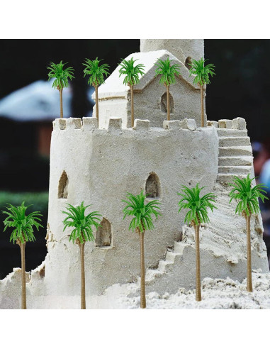12 Mini Árboles de Palma de Coco BLLREMIPSUR para Diorama