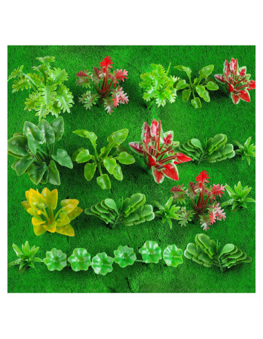 Conjunto de Plantas en Miniatura FOIMAS 100pcs - Jardín de Hadas