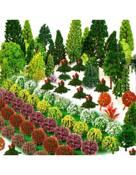 90 Árboles Modelo Miniatura OrgMemory para Diorama Escenario 90 Árboles Modelo Miniatura OrgMemory para Diorama Escenario