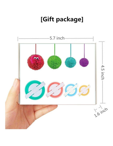 Fabricante de Pompones RRigo 4 Tamaños + Accesorios de Tejido