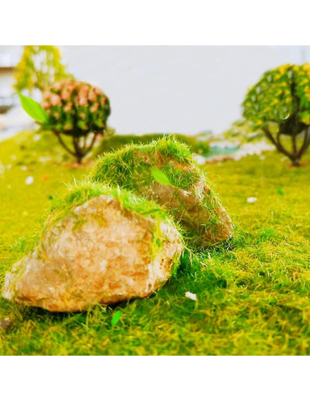 Cayway 10 Piezas Césped Estático 8 Colores 3MM para Modelos