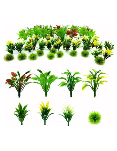 120 Árboles Miniatura SaktopDeco para Diorama y Jardín