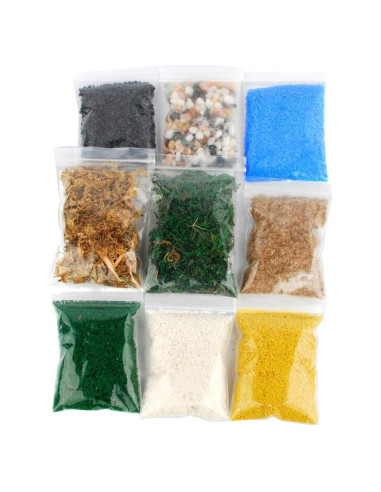 Kit de Paisajismo NWFashion 300g - Piedra, Nieve, Hierba