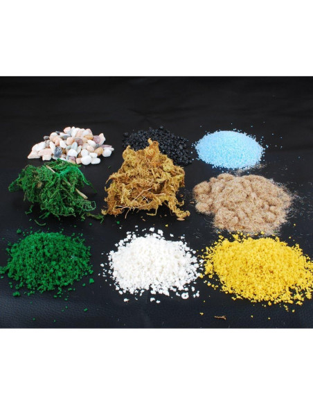Kit de Paisajismo NWFashion 300g - Piedra, Nieve, Hierba