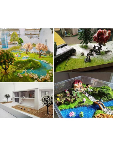 Kit de Paisajismo NWFashion 300g - Piedra, Nieve, Hierba