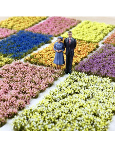 Woohome 4 Paquetes Flores Adhesivas para Diorama 212 Piezas 2