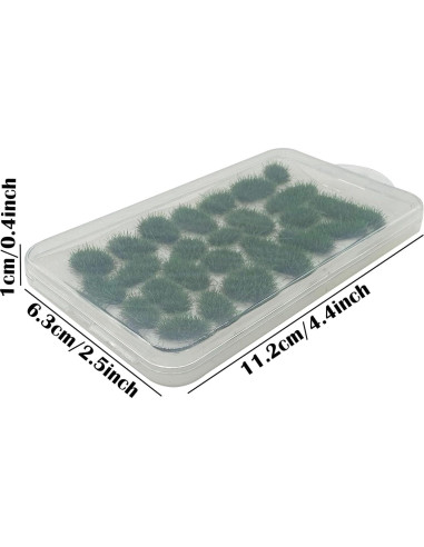 51 PCS Hierba Estática Attuslla Estilo B para Dioramas