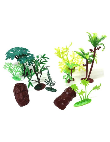 10 Figuras de Árboles de Selva Ancha SWEET ONLINE DEAL