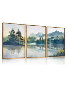 Conjunto de Arte de Pared HPNIUB 40x60 cm Paisaje Natural