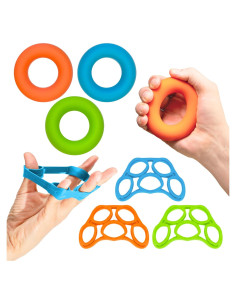 Kit de Ejercitador de Mano RMS 6 Piezas Silicona