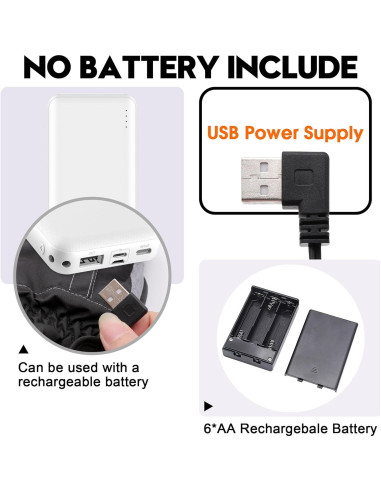 Guantes Calentados Eléctricos GEMSTONEGO Impermeables Talla L