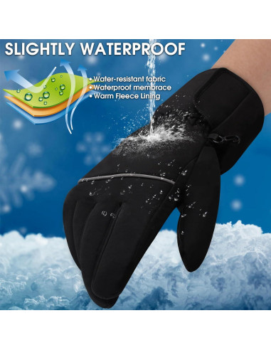 Guantes Calentados Eléctricos GEMSTONEGO Impermeables Talla L