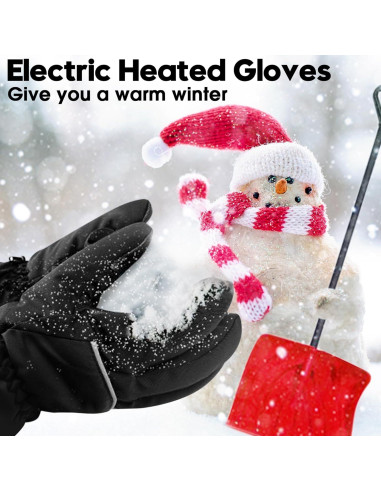 Guantes Calentados Eléctricos GEMSTONEGO Impermeables Talla L