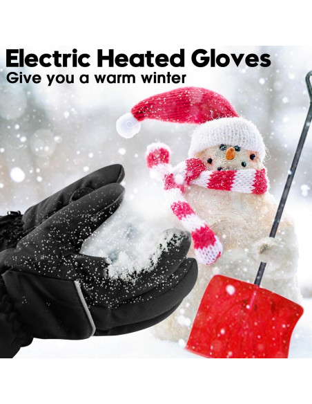 Guantes Calentados Eléctricos GEMSTONEGO Impermeables Talla L