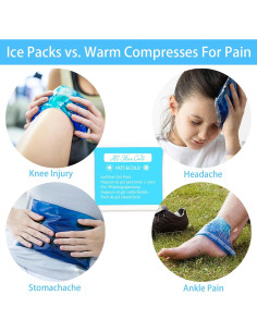 Paquete de Hielo en Gel HI FINE CARE 4 Unidades 13x13 cm 2