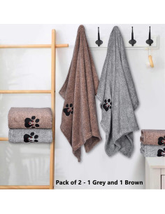 Toallas para Perros Dogvingpk Microfibra 36x28cm Paquete 2 2