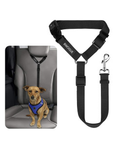 Cinturón de Seguridad para Mascotas BWOGUE Ajustable 45-76 cm