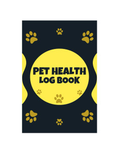 Libro de Registro de Salud de Mascotas - Tapa Blanda 100 Páginas