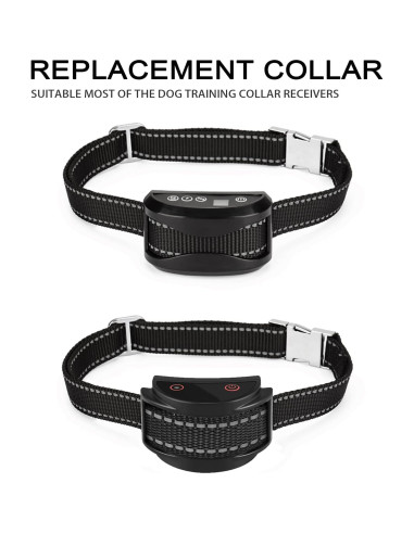 Collar de Reemplazo JIPIMON Nylon Reflectante Ajustable 71cm