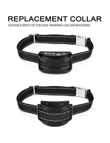 Collar de Reemplazo JIPIMON Nylon Reflectante Ajustable 71cm