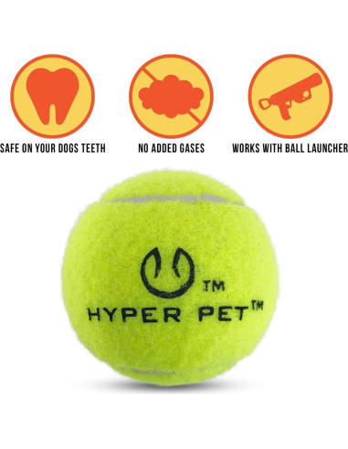 Pelotas de Tenis Hyper Pet para Perros - Paquete de 2