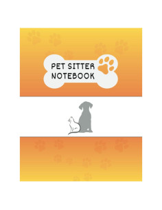 Cuaderno de Cuidado de Mascotas 120 Páginas Tapa Blanda