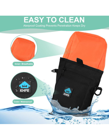 Bolsa de golosinas para perros KHPR con cierre magnético