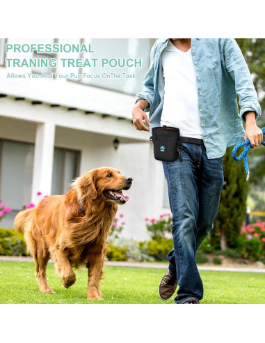 Bolsa de golosinas para perros KHPR con cierre magnético