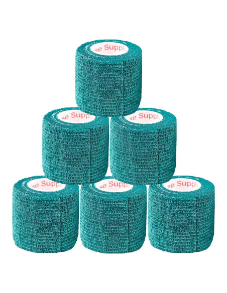 Cinta Vet Wrap Autoadhesiva Prairie Horse 5,08 cm Verde Cazador