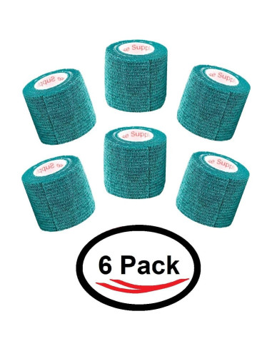 Cinta Vet Wrap Autoadhesiva Prairie Horse 5,08 cm Verde Cazador