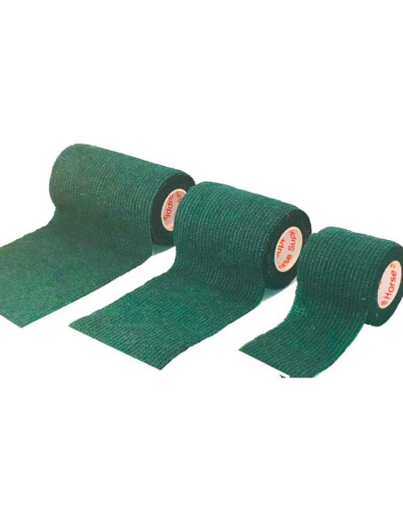 Cinta Vet Wrap Autoadhesiva Prairie Horse 5,08 cm Verde Cazador