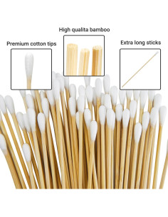 Hisopos de Algodón Guntechkit 600 Puntas para Limpieza 2