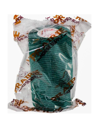 Cinta Vet Wrap Autoadhesiva Prairie Horse 5,08 cm Verde Cazador