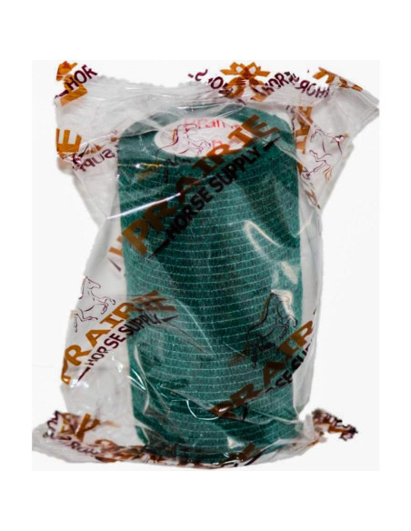 Cinta Vet Wrap Autoadhesiva Prairie Horse 5,08 cm Verde Cazador