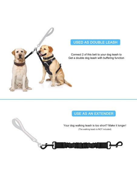 Cinturón de Seguridad para Perros MATTISAM Negro