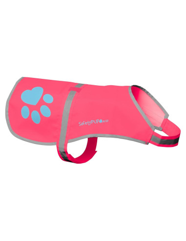Chaleco Reflectante para Perros SafetyPUP Mediano Rosa