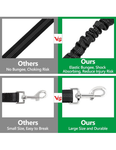 Cinturón de Seguridad para Perros Plutus Pet Ajustable 40-86 cm